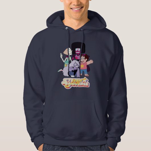 Steven Universe | Crystal Gem Group Huddle Hoodie (Voorkant)