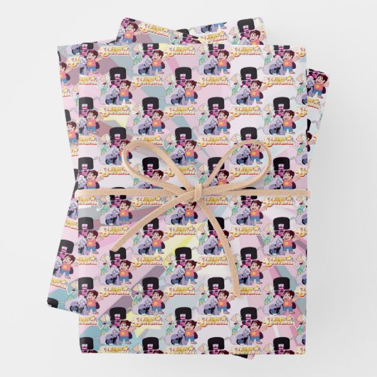 Steven Universe | Crystal Gem Group Huddle Inpakpapier Vel (In situ)