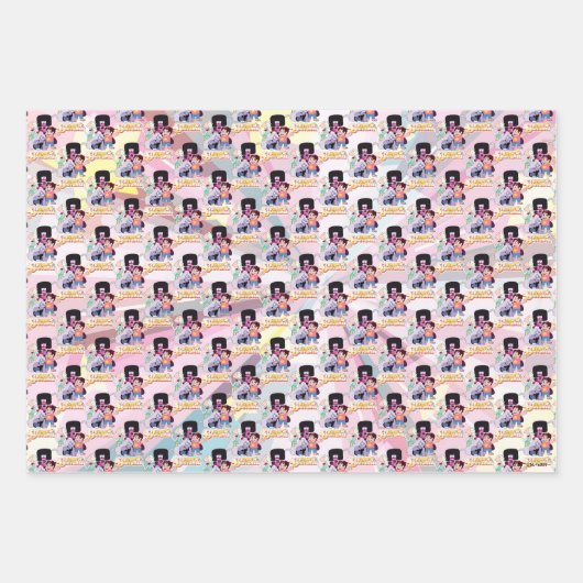 Steven Universe | Crystal Gem Group Huddle Inpakpapier Vel (Voorkant)