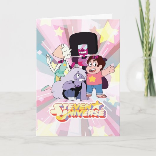 Steven Universe | Crystal Gem Group Huddle Kaart (Voorkant)