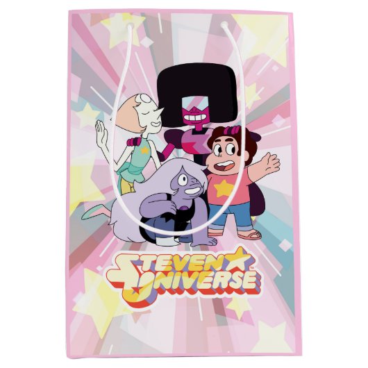 Steven Universe | Crystal Gem Group Huddle Medium Cadeauzakje (Voorkant)