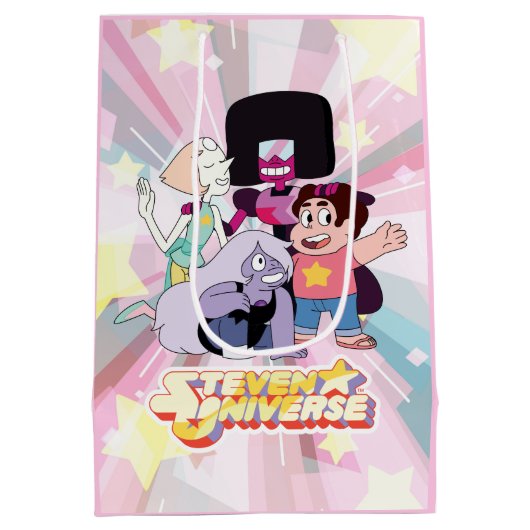 Steven Universe | Crystal Gem Group Huddle Medium Cadeauzakje (Achterkant)