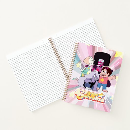 Steven Universe | Crystal Gem Group Huddle Notitieboek (Binnen)