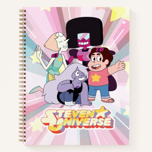 Steven Universe | Crystal Gem Group Huddle Notitieboek (Voorkant)
