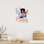 Steven Universe | Crystal Gem Group Huddle Poster (Keuken)
