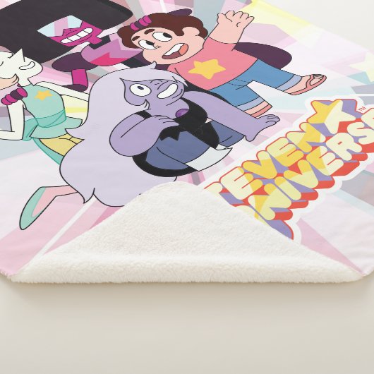 Steven Universe | Crystal Gem Group Huddle Sherpa Deken (3/4)