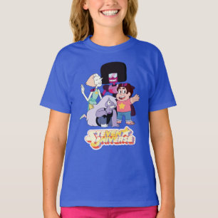 Steven Universe   Crystal Gem Group Huddle T-shirt
