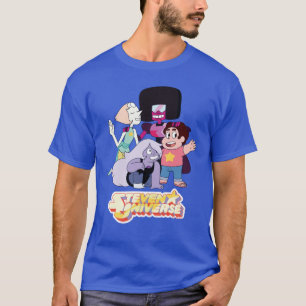 Steven Universe Crystal Gem Group Huddle T-shirt
