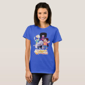 Steven Universe | Crystal Gem Group Huddle T-shirt (Voorkant volledig)