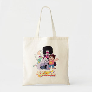 Steven Universe Crystal Gem Group Huddle Tote Bag