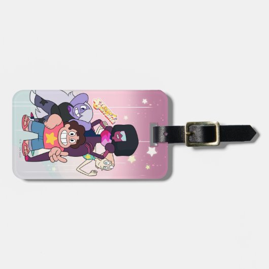 Steven Universe | Crystal Gem Group Pose Bagagelabel (Voorkant horizontaal)