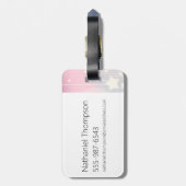 Steven Universe | Crystal Gem Group Pose Bagagelabel (Achterkant verticaal)