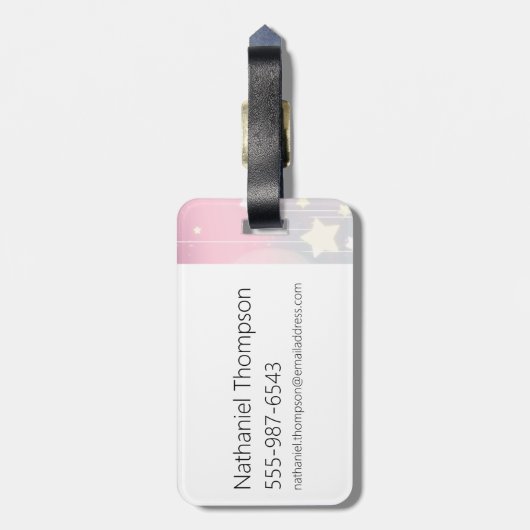 Steven Universe | Crystal Gem Group Pose Bagagelabel (Achterkant verticaal)