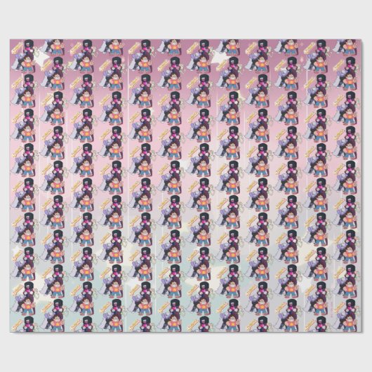 Steven Universe | Crystal Gem Group Pose Cadeaupapier (Vlak)