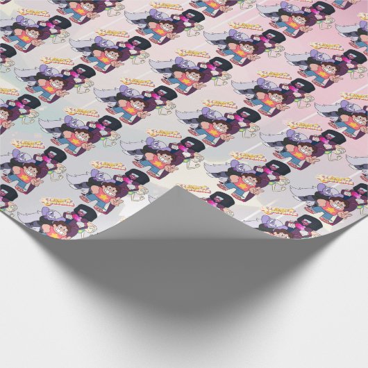 Steven Universe | Crystal Gem Group Pose Cadeaupapier (Hoek)