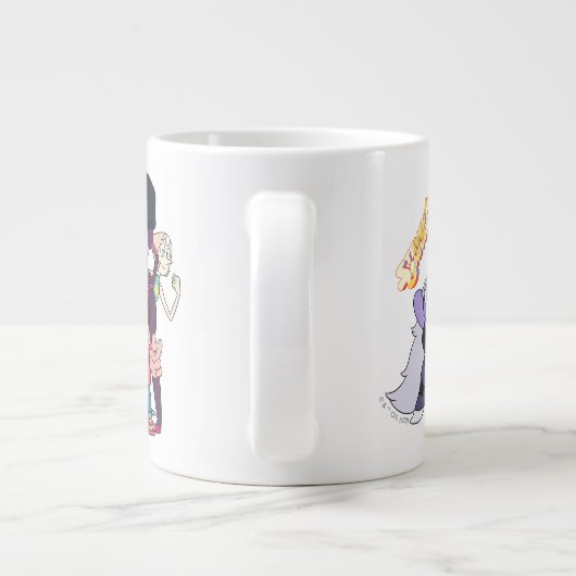 Steven Universe | Crystal Gem Group Pose Grote Koffiekop (Achterkant)