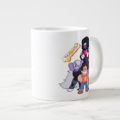 Steven Universe | Crystal Gem Group Pose Grote Koffiekop (Voorkant rechts)