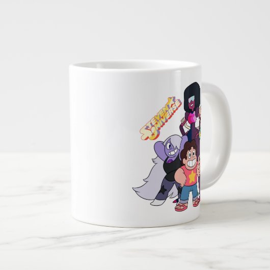Steven Universe | Crystal Gem Group Pose Grote Koffiekop (Voorkant rechts)
