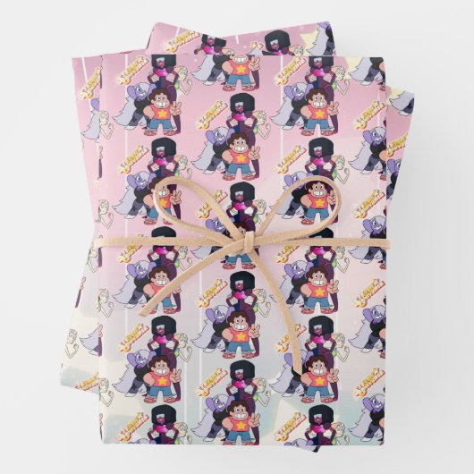 Steven Universe | Crystal Gem Group Pose Inpakpapier Vel (In situ)