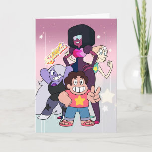 Steven Universe   Crystal Gem Group Pose Kaart