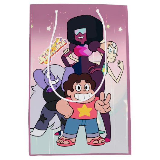 Steven Universe | Crystal Gem Group Pose Medium Cadeauzakje (Voorkant)