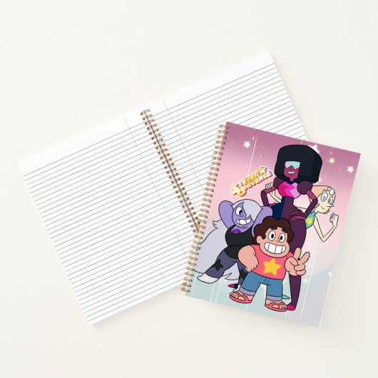 Steven Universe | Crystal Gem Group Pose Notitieboek (Binnen)