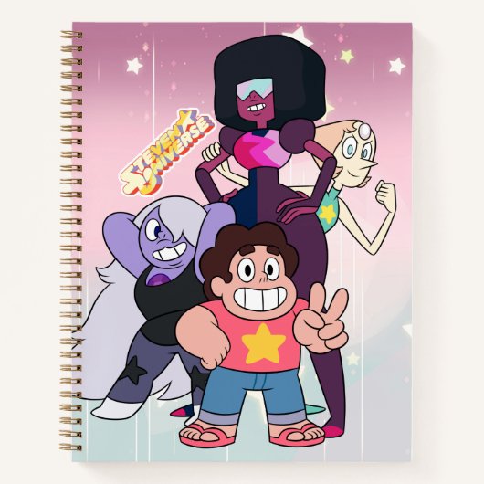 Steven Universe | Crystal Gem Group Pose Notitieboek (Voorkant)