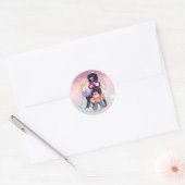 Steven Universe | Crystal Gem Group Pose Ronde Sticker (Envelop)