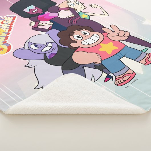 Steven Universe | Crystal Gem Group Pose Sherpa Deken (3/4)
