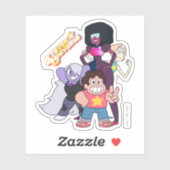 Steven Universe | Crystal Gem Group Pose Sticker (Vel)