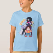 Steven Universe | Crystal Gem Group Pose T-shirt (Voorkant)