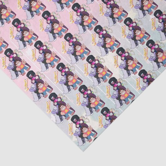 Steven Universe | Crystal Gem Group Pose Tissuepapier (Detail)