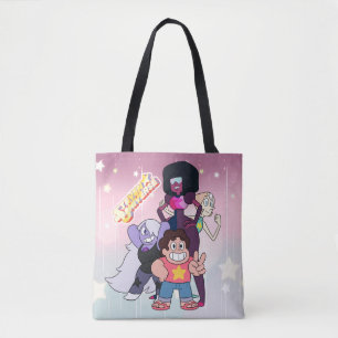 Steven Universe Crystal Gem Group Pose Tote Bag