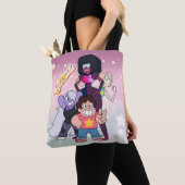 Steven Universe | Crystal Gem Group Pose Tote Bag (Dichtbij)