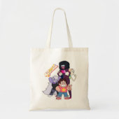 Steven Universe | Crystal Gem Group Pose Tote Bag (Voorkant)