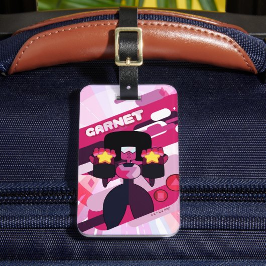 Steven Universe | Grafisch karakter Garnet Bagagelabel (Voorkant Insitu 2)