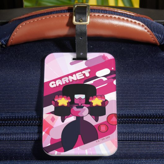 Steven Universe | Grafisch karakter Garnet Bagagelabel (Voorkant Insitu 2)