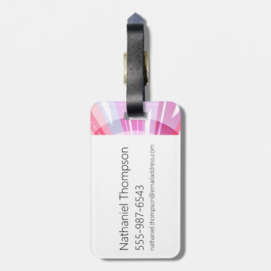 Steven Universe | Grafisch karakter Garnet Bagagelabel (Achterkant verticaal)