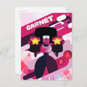 Steven Universe | Grafisch karakter Garnet Briefkaart (Voorkant / Achterkant)