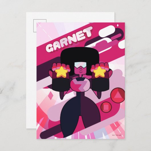 Steven Universe | Grafisch karakter Garnet Briefkaart (Voorkant / Achterkant)