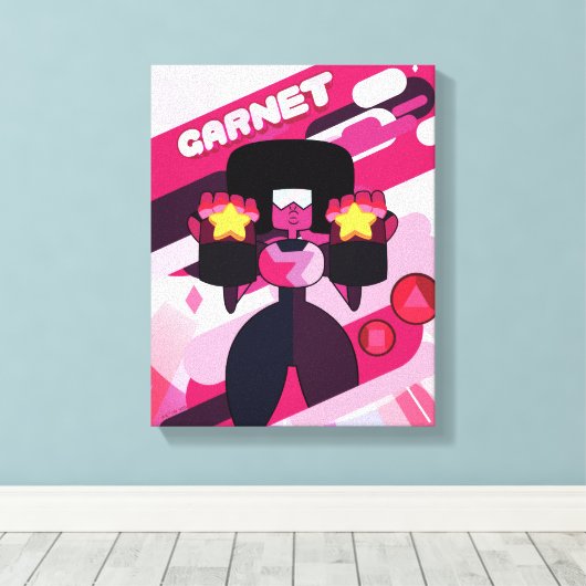 Steven Universe | Grafisch karakter Garnet Canvas Afdruk (Insitu (Houten vloer))
