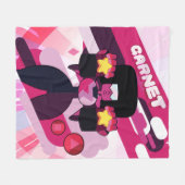 Steven Universe | Grafisch karakter Garnet Fleece Deken (Voorkant (Horizontaal))