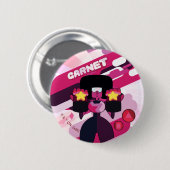 Steven Universe | Grafisch karakter Garnet Ronde Button 5,7 Cm (Voorkant /achterkant)