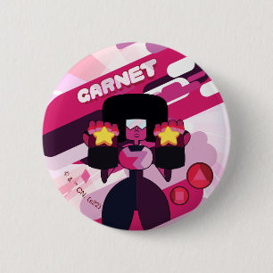 Steven Universe   Grafisch karakter Garnet Ronde Button 5,7 Cm