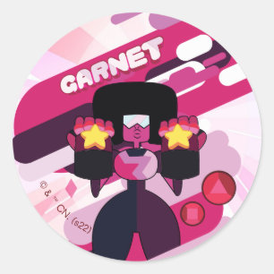 Steven Universe   Grafisch karakter Garnet Ronde Sticker