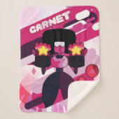 Steven Universe | Grafisch karakter Garnet Sherpa Deken (Voorkant)