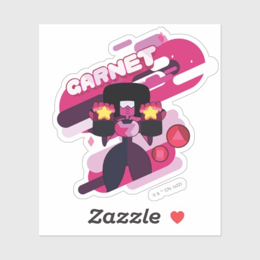 Steven Universe | Grafisch karakter Garnet Sticker (Vel)