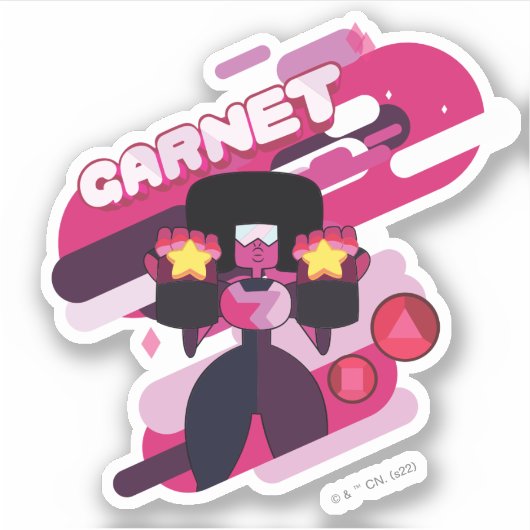 Steven Universe | Grafisch karakter Garnet Sticker (Voorkant)