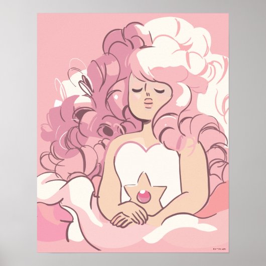 Steven Universe | Illustratie Roos Kwartz Poster (Voorkant)