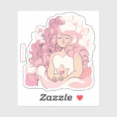 Steven Universe | Illustratie Roos Kwartz Sticker (Vel)